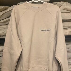 FOG-Fear Of God Essentials crewneck Tan